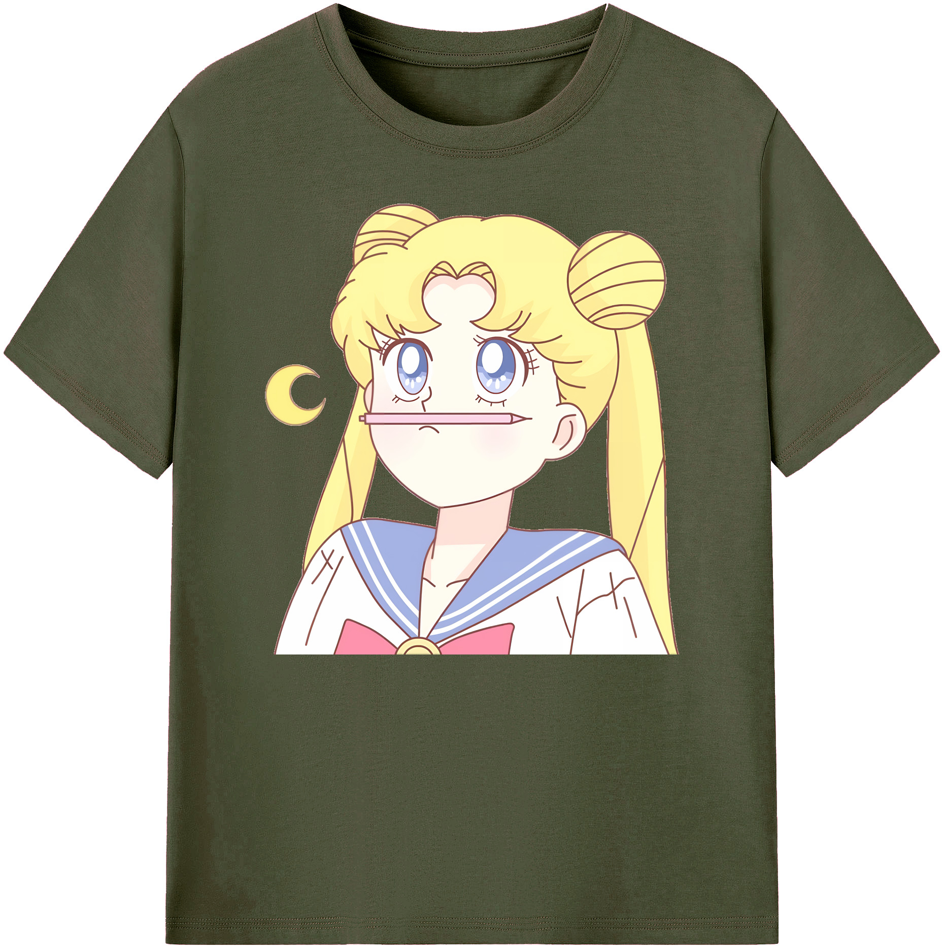 （画像用） 美少女戦士セーラームーン 愛野 美奈子 あいの みなこ Sailor Moon Aino Minako 綿100％ メンズ半袖Tシャツ｜肌触りやわらか＆通気性